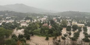 Το πέρασμα της κακοκαιρία Byron στο Γύθειο