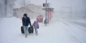 Κακοκαιρία στη Σουηδία 