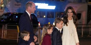 Ο πρίγκιπας Γουίλιαμ,, η Κέιτ και τα τρία τους παιδιά