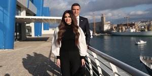 Η Κίμπερλι Γκίλφοϊλ και ο Βασίλης Κικίλιας