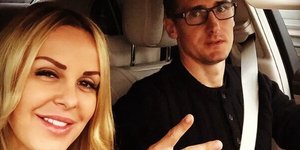 Ο Μίροσλαβ Κλόζε με την σύζυγό του