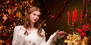 ελατο στολισμος κοπελα 