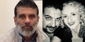 Αριστερά ο Μύρων Χιλεντζάκης, δεξιά ο Γιώργος Λαμπράκης και η Χρυσάνθη Κουτάντου