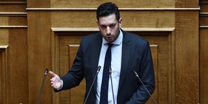Ο αναπληρωτής υπουργός Μεταφορών, Κωνσταντίνος Κυρανάκης 