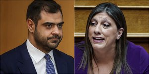 Ο Παύλος Μαρινάκης και η Ζωή Κωνσταντοπούλου 