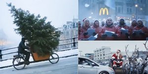 Καρέ από την χριστουγεννιάτικη διαφήμιση που αποσύρθηκε