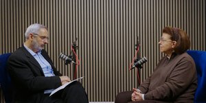 Η υπουργός Πολιτισμού Λίνα Μενδώνη στο «Πρόσωπο με πρόσωπο» με τον Άγγελο Μόσχοβα