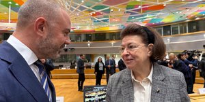 Η Υπουργός Πολιτισμού Λίνα Μενδώνη με τον Υπουργό Πολιτισμού της Μάλτας, Owen Bonnici