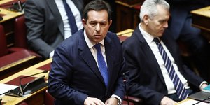 Ο κοινοβουλευτικός εκπρόσωπος της ΝΔ, Νότης Μηταράκης