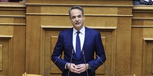Ο Κυριάκος Μητσοτάκης στην ομιλία του για τον προϋπολογισμό