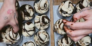 ταψί babka γλυκό πλάστης microbakery moden Παγκράτι 