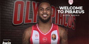 Ο Ολυμπιακός ανακοίνωσε την απόκτηση του Μόντε Μόρις