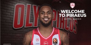 Στην Αθήνα την Κυριακή ο Μόντε Μόρις για τον Ολυμπιακό