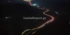 Ουρές Εθνική οδό Αθηνών Λαμίας