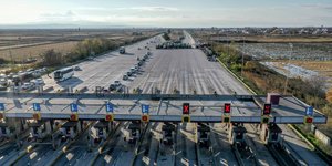 Μπλόκο σε διόδια 