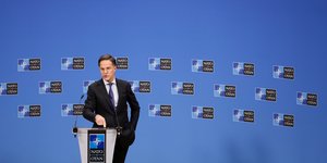 Ο γ.γ. του ΝΑΤΟ Μαρκ Ρούτε 