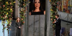 ﻿Η κόρη της Μαρία Κορίνα Ματσάδο παρέλαβε το Νόμπελ Ειρήνης 