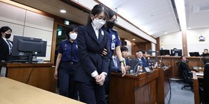 H πρώην πρώτη κυρία της Νότιας Κορέας, Κιμ Γκον Χι 