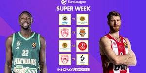 Η «Διαβολοβδομάδα» Νο5 της EuroLeague στο παρκέ του Novasports!