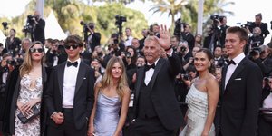 Ο Κέβιν Κόστνερ με τα παιδιά του