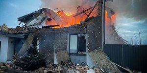 Πλήγμα από ρωσικά drones στην Ουκρανία