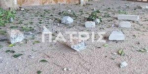 Κομμάτια μπετόν έπεσαν από τη γέφυρα στο Παλαιόκαστρο