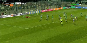 Η φάση της χρονιάς στο Λουντογκόρετς-ΠΑΟΚ: Το αεροπλανικό του Κωνσταντέλια και η απόκρουση του Μπόνμαν [βίντεο]