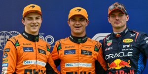 Oscar Piastri, Lando Norris, Max Verstappen