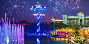 Ένα τμήμα του πολυτελούς θεματικού πάρκου 