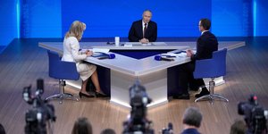 Ο Βλαντιμίρ Πούτιν στην ετήσια συνέντευξη τύπου