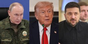 Βλαντίμιρ Πούτιν, Ντόναλντ Τραμπ και Βολοντίμιρ Ζελένσκι, οι βασικοί παίκτες σε ένα σύνθετο διπλωματικό σκηνικό