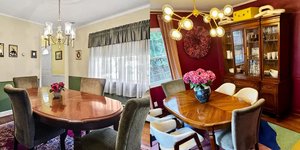 Σαλόνι πριν και μετά σε διαμέρισμα στη Νέα Υόρκη