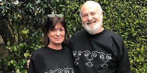 Ο σκηνοθέτης Ρομπ Ράινερ με την σύζυγό του Μισέλ 