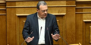 Ο πρόεδρος του ΣΥΡΙΖΑ, Σωκράτης Φάμελλος