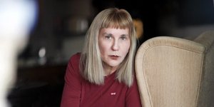 Η Σώτη Τριανταφύλλου στο σπίτι της/Φωτογραφία SOOC για iefimerida