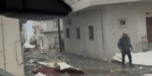 Υδροστρόβιλος σάρωσε χωριό στο Ηράκλειο Κρήτης