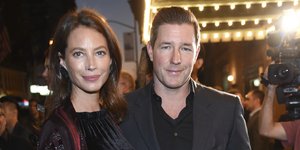 Η Κρίστι Τέρλινγκτον με τον σύζυγό της, Εντ Μπερνς