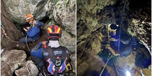 Στιγμιότυπα από την επιχείριση διάσωσης του βουδιστή μοναχού σε σπηλιά στην Ταϊλάνδη