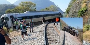 Τρομερός εκτροχιασμός τρένου στο Μεξικό
