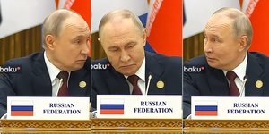 Απρόοπτο σε ομιλία του Πούτιν