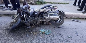Τροχαίο ατύχημα με μοτοσικλετιστή στα Χανιά