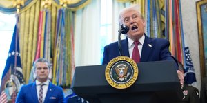 Ο Αμερικανός πρόεδρος Ντόναλντ Τραμπ