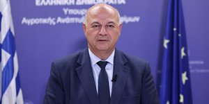 Ο υπουργός Αγροτικής Ανάπτυξης Κώστας Τσιάρας 