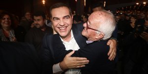 Ο Αλέξης Τσίπρας στην παρουσίαση της Ιθάκης