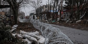 Εγκαταλελειμμένη πόλη εξαιτίας του πολέμου στο Ντόνετσκ της Ουκρανίας