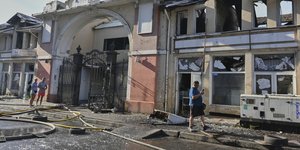 Βομβαρδισμός στην Οδησσό