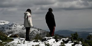 Τσουχτερό κρύο και χιόνια