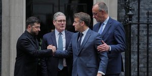 Στάρμερ, Μακρόν, Μερτς και Ζελέσνκι συναντήθηκαν στο Λονδίνο για το Ουκρανικό -Οι ευαίσθητες ισορροπίες