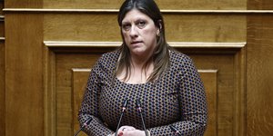 Η πρόεδρος της «Πλεύσης Ελευθερίας» Ζωή Κωνσταντοπούλου