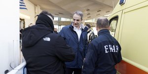 O Κυριάκος Μητσοτάκης 